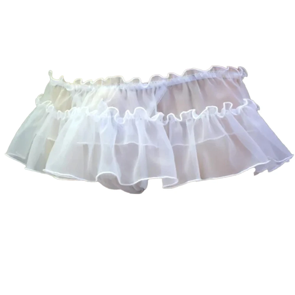 Men's Sissy Lace Transparent Crossdressing Lingerie