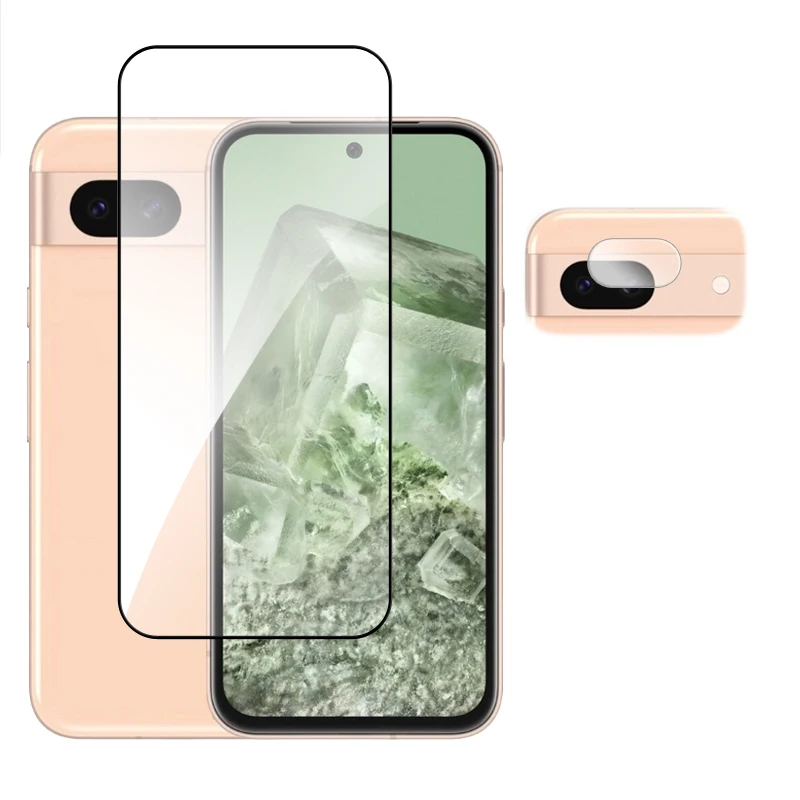 4-in-1 Full Cover Tempered Glass Screen Protector, 2.5D Premium Shield