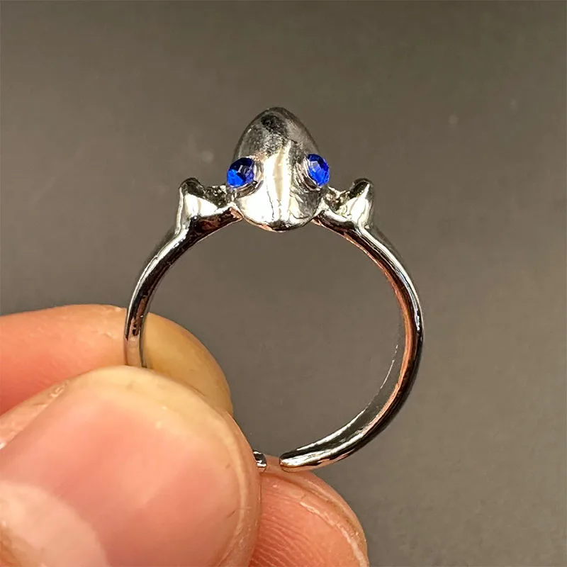 Anime Game King Ring Seto Kaiba Cosplay Ring Adjustable Opening Rings Gift Men Women Accessories
