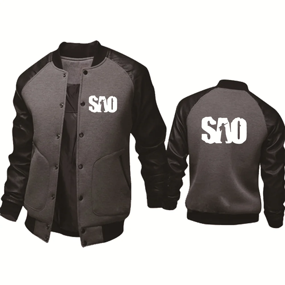 Men's Jacket Sword Art Online SAO Printing Casual Baseball Jacket HipHop Outwear High Quality Spring Autumn Baseball Uniform 3