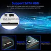 Multifunctional 5.25 inch Front Panel Expansion Hub with 3 USB3.0 2 USB2.0 Ports 5-in-1 Card Reader Support One-key Backup Panel 5