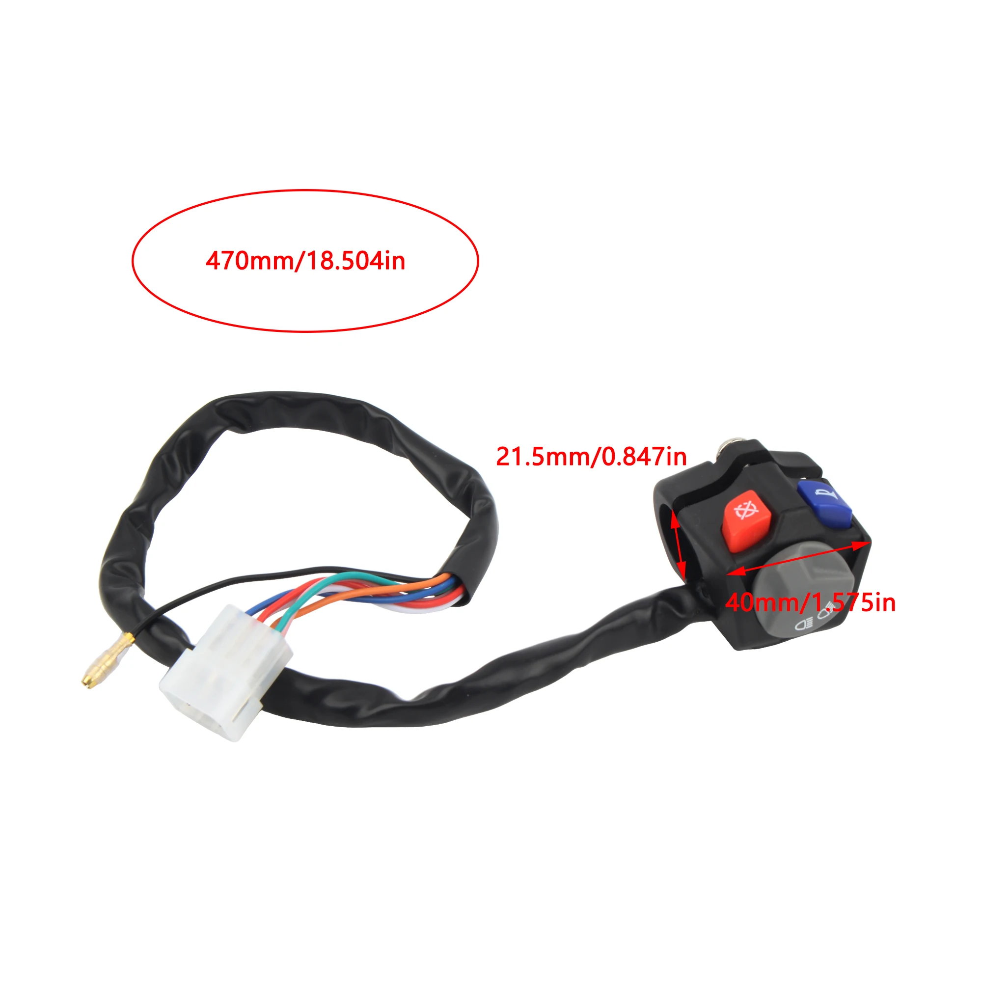 Motorcycle Switch Headlight Horn Start For KTM HUSQVARNA GAS GAS EC250-300 EC250F/350F 21-23 TE 125 14-16 TE 150 17-19 250 motorcycle switch