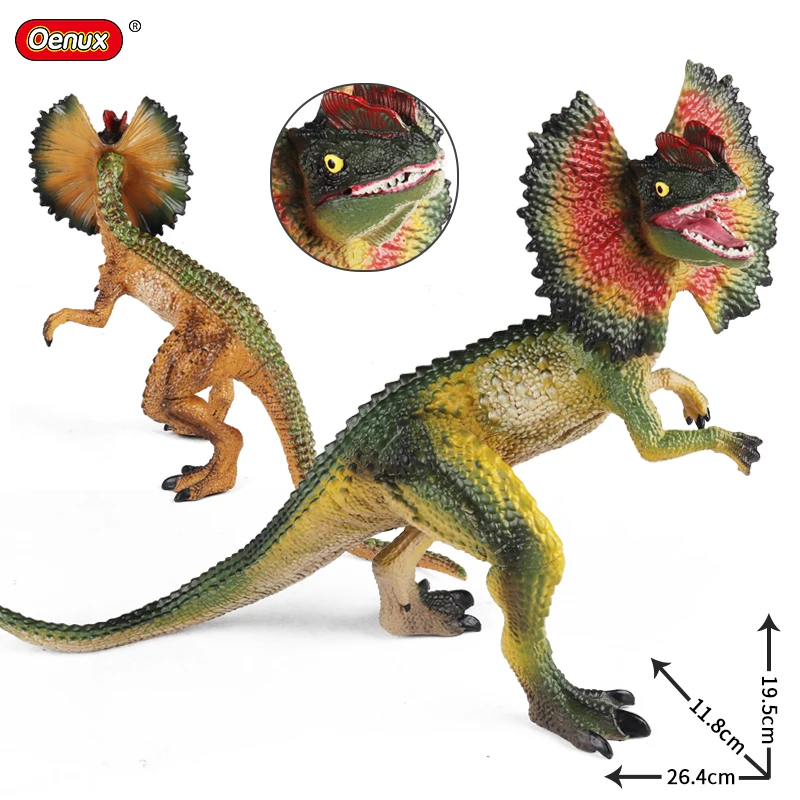 Jurassic World Dilophosaurus attacco morso dinosauro giocattolo per bambini dai 4