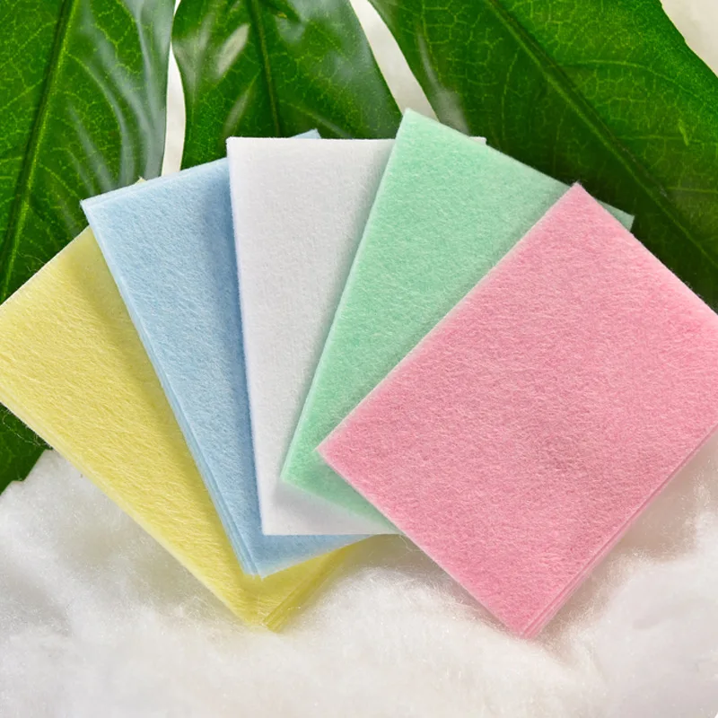 Nail Polish Remover Cotton Wipes Nail Tips 100% Lint-Free Polish Remover Cotton Wipe Gel Clean Cottons Manicure Tool 1 Pack