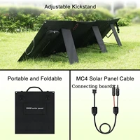 Keenergy 200W 18V Kit de panneaux solaires panneau solaire pliable chargeur solaire Rechargeable extérieur pour centrale électrique de Camping Portable 6