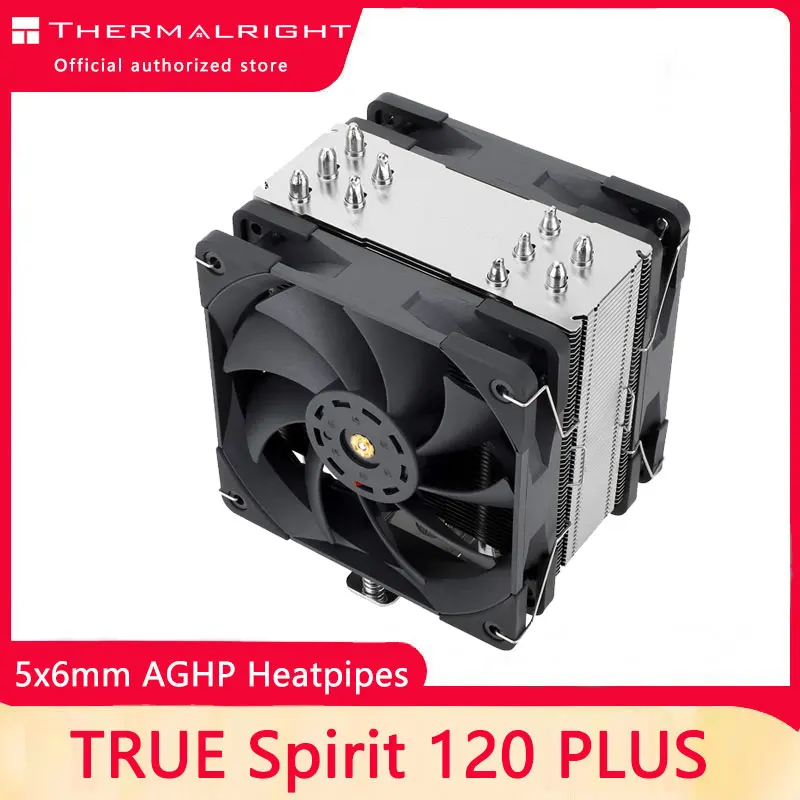 Thermalright True Spirit 120 Plus Cpu Air Cooler 5 Heatpipe Cooler Con Ventola Di Raffreddamento Pwm Da 120Mm Per Amd Am4 Intel 115X 1200 2011