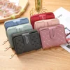 Short Wallet For Women 2023 Fashion Simple New Large Capacity Versatile Heart Color Clutch Zipper Buckle Coin Purse Female Bag 1
