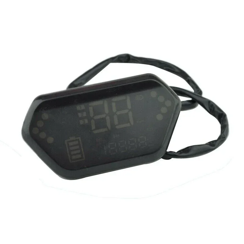 48V / 60V Motorcycle Odometer Digital LCD Display Tachometer LCD Speedometer for Electric Motorcycle