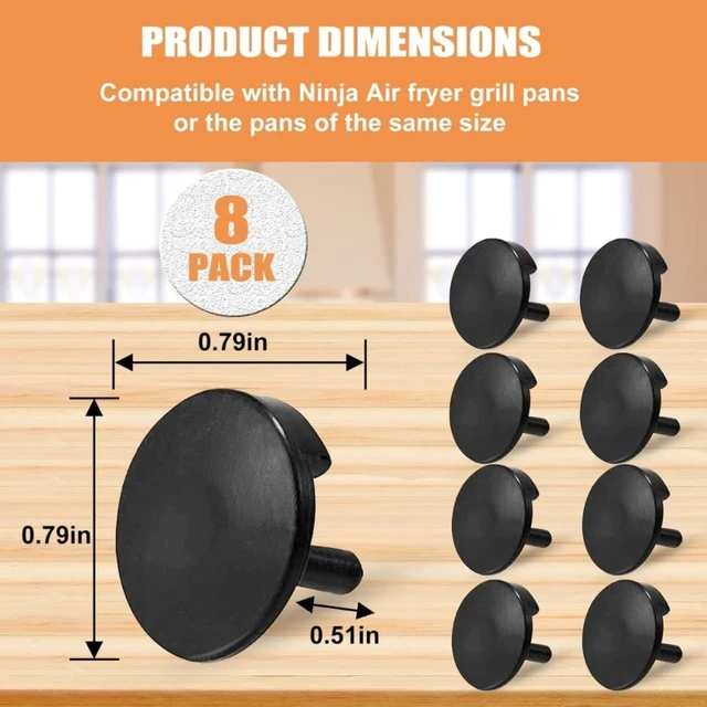 10PCS Kitchen Silicone Air Fryer Scratch Protection Cover Black Tool For Air  Fryer Grill Pan Tray Rubber Cooking Accessories - AliExpress