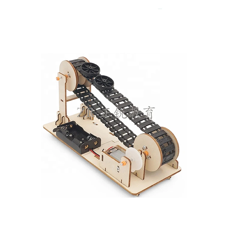 5 Sets Conveyor Belt Kit STEM Toy Science Experiments Kits Educational