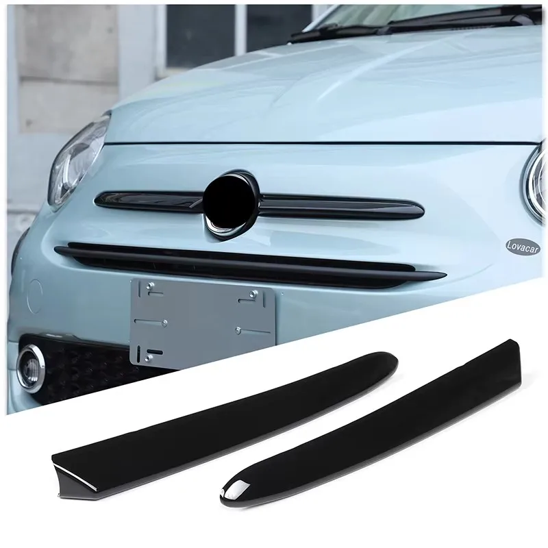 KUNGKIC Pour Fiat 500 2008-23 Abarth 595/595C 2012-23 695 2010-23 Couvercle De Poignée De Porte Extérieure Poignée De Porte Poignée De Porte Extérieure Autocollant En Fibre De Carbone Dur Accessoires