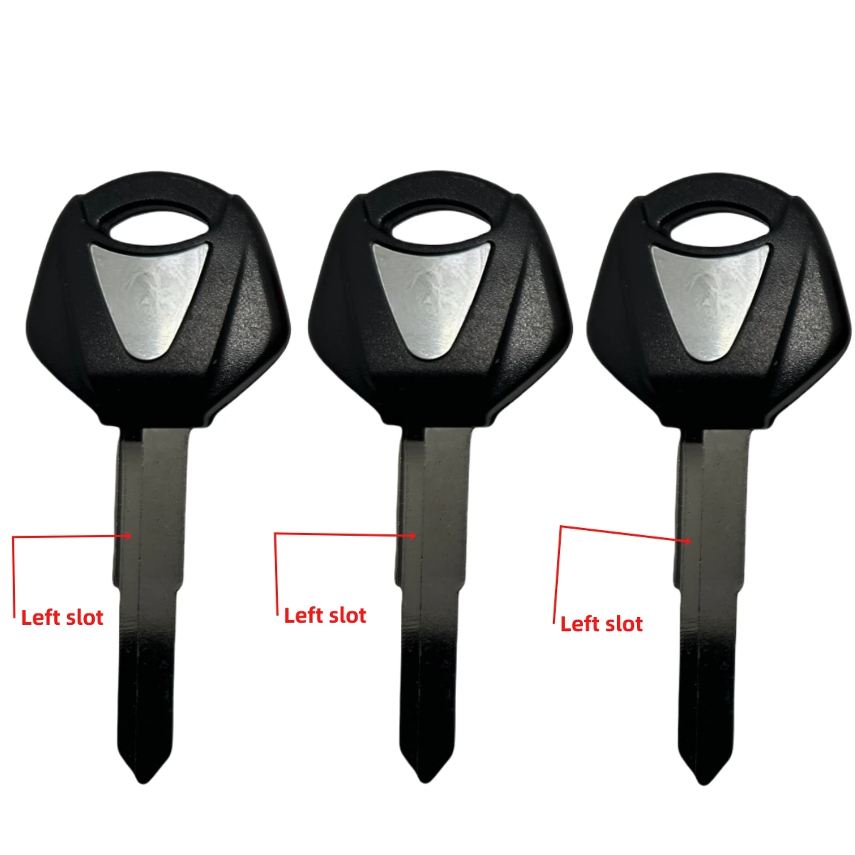 야마하 YZF XJR1300 FJR1300 MT09 MT07 XJ6 TMax FZ6 FZ8 R3 R1 R6 오토바이 키, 칩을 삽입할 수 있는 비상키
