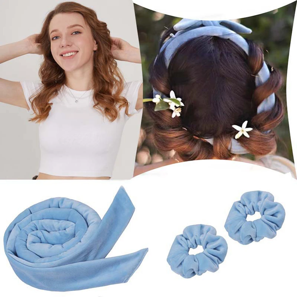 Heatless Curling Rod Headband No Heat Hair Curler Soft Lazy Hair Rollers Sleeping Curl Bar Wave Formers Women Styling Tools