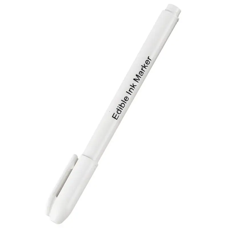 

Съедобные маркеры для украшения печенья, белый съедобный маркер, пищевой и съедобный маркер, для гурманов, для украшения помадки