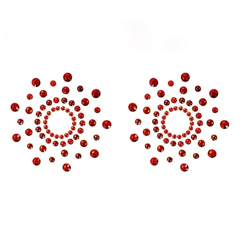Breast Nipple Covers Pair Sexy Nipple Transparent Self Adhesive Breathable Comfortable Stickers Rhinestone Breast Petals Lingerie Pasties Bras silicone nipple cover disposable nipple cover breast sticker