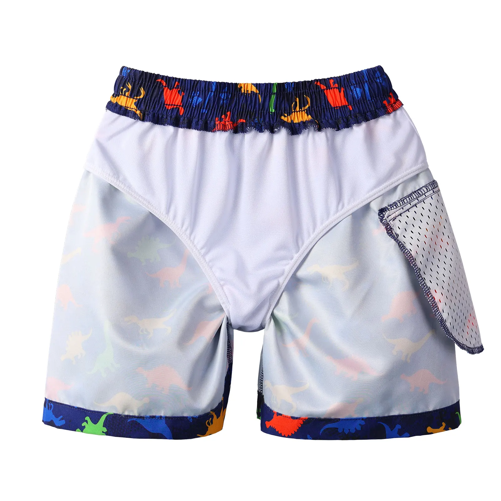 BAOHULU Kids Swimsuit Teens Swim Shorts Cartoon Print Swimming Trunks Boys Summer Swimwear Beach Shorts Surfing Suit