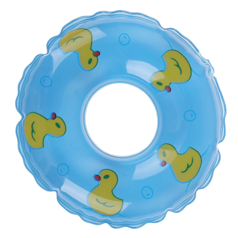 1Pcs Mini Puppe Schwimmen Boje Ring Spielzeug Sommer DIY Bade Float Lifebelt Puppenhaus Zubehör für Barbie Puppe zufällige farbe – Detail 2
