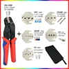 SN-58B Ratchet Crimping Plier Crimper Tool 0.25-1.5mm² AWG24-16 Jaw for Dupont TE JST Molex Terminal Wire Electrical Pliers 1