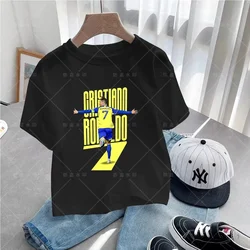 Summer Cotton Cristiano Ronaldo Kids T - shirt - Outdoor Casual Sports Tee - 110 (Photo14)