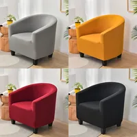 1PC Elastic Armchair Couch Cover Relax Stretch Single Seater Bath Tub Club Sofa Slipcover for Living Room Elastic Cover Washable 1