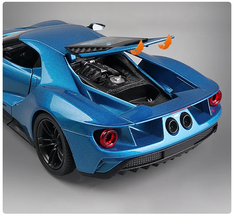 Ford GT 2017 Supercar 1:24 Ölçekli Model Araba