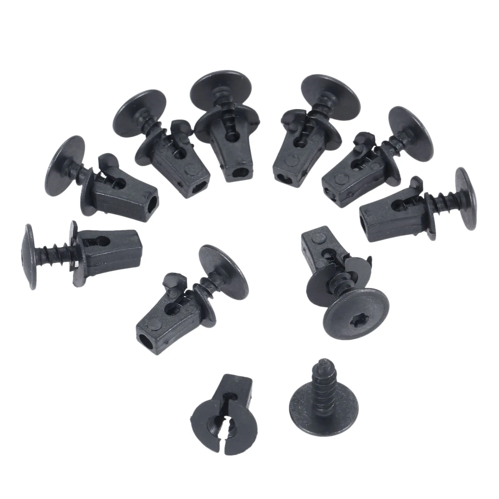 10Pcs Car Auto Plastics Clips Fender Liner Mudguard Fastener Clips