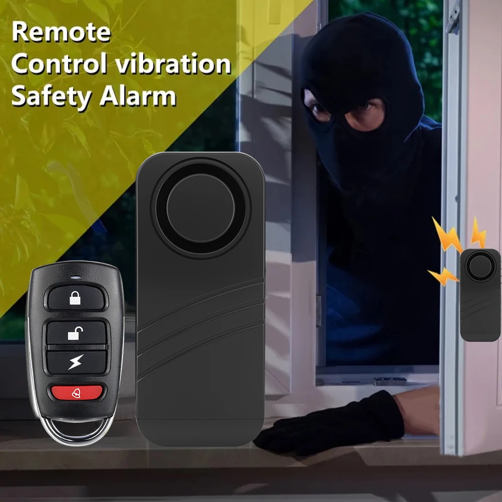 Wireless Waterproof Anti-Theft Alarm for Motorcycles and Bicycles