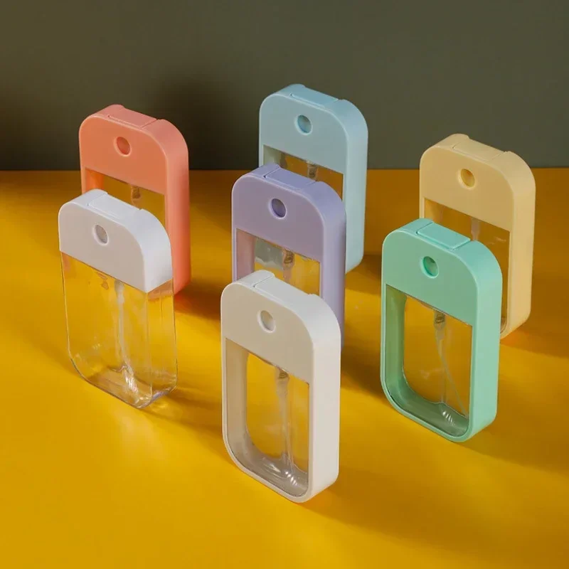 Refillable Bottle 20/38/45ml Portable Mini Refillable Fragrance Hand Sanitizer Alcohol Bottle With Spray Fragrance Pump Empty Cosmetic Container