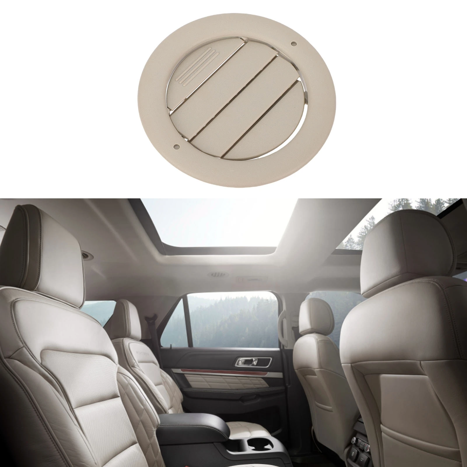 자동차 지붕 에어컨 벤트 그릴은 전체 공기 흐름을 향상시키고 MKT 2010-2012용 Explorer Flex의 공기 순환을 개선합니다.