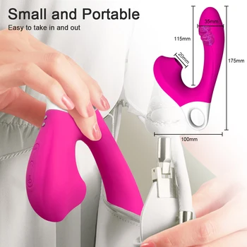 Powerful Dildo Vibrators Female for Clit Sucker Clitoris Vacuum Stimulator G-Spot Massager Adults Goods Sex Toys for Women 2022 4