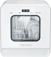 Programs Countertop Dishwasher with 5L Water Tank, Upgrade Air-Dry Function, Portable Dishwasher with 4 Place Settings 1