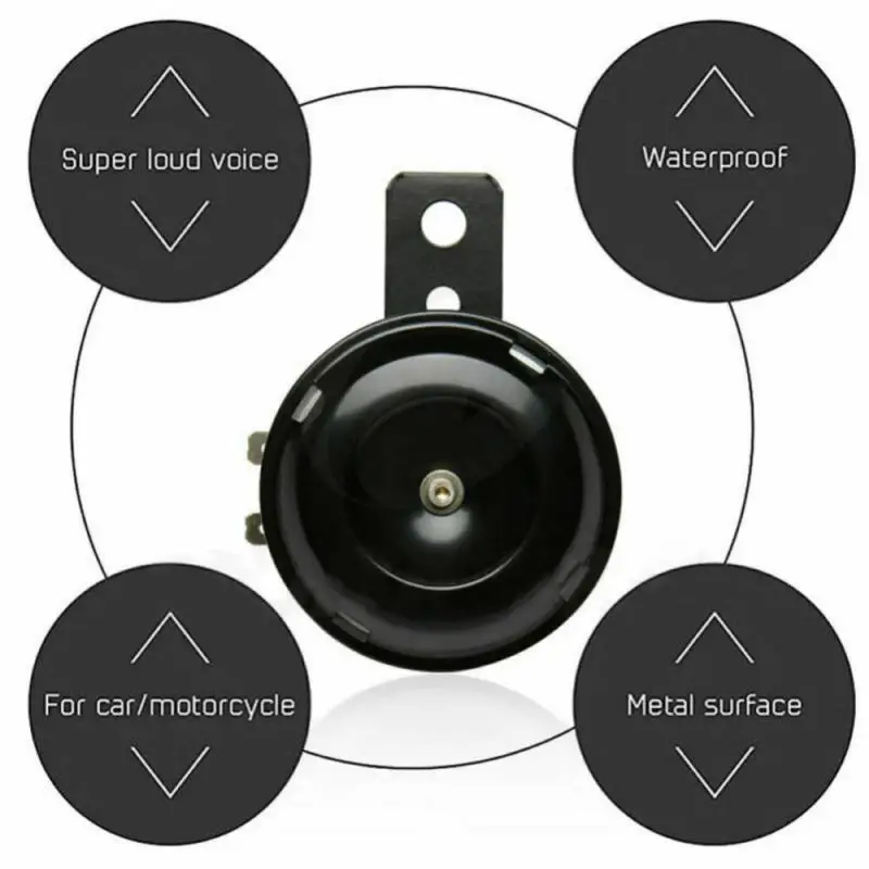 Motorcycle Electric Horn Car Horn Universal Car Motorcycle Horn 105db 12V/48V