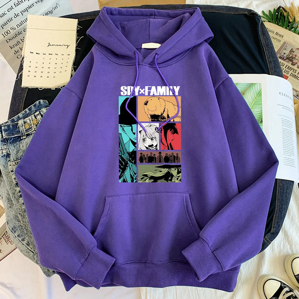 

Spy X Family Classic Printing Hoodies Men Hip Hop Pocket Clothes O-Neck Oversized Sweatshirt Harajuku Pullover Male Hoodie