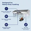 Hauslane Chef Series 30” PS10 Under Cabinet Range Hood PRO PERFORMANCE Stainless Steel Electric Stove Ventilator 3 Speed Exhaust 2