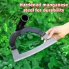 Handheld Hollow Hoe Thickened Manganese Steel Agricultural Weeding Hoe Planting Vegetable Gardening Loosening Soil Weeding Tools 1