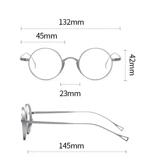 Titanium Reading Glasses – Retro Square Frames With Anti Glare Lenses | Unisex Fashion Eyewear