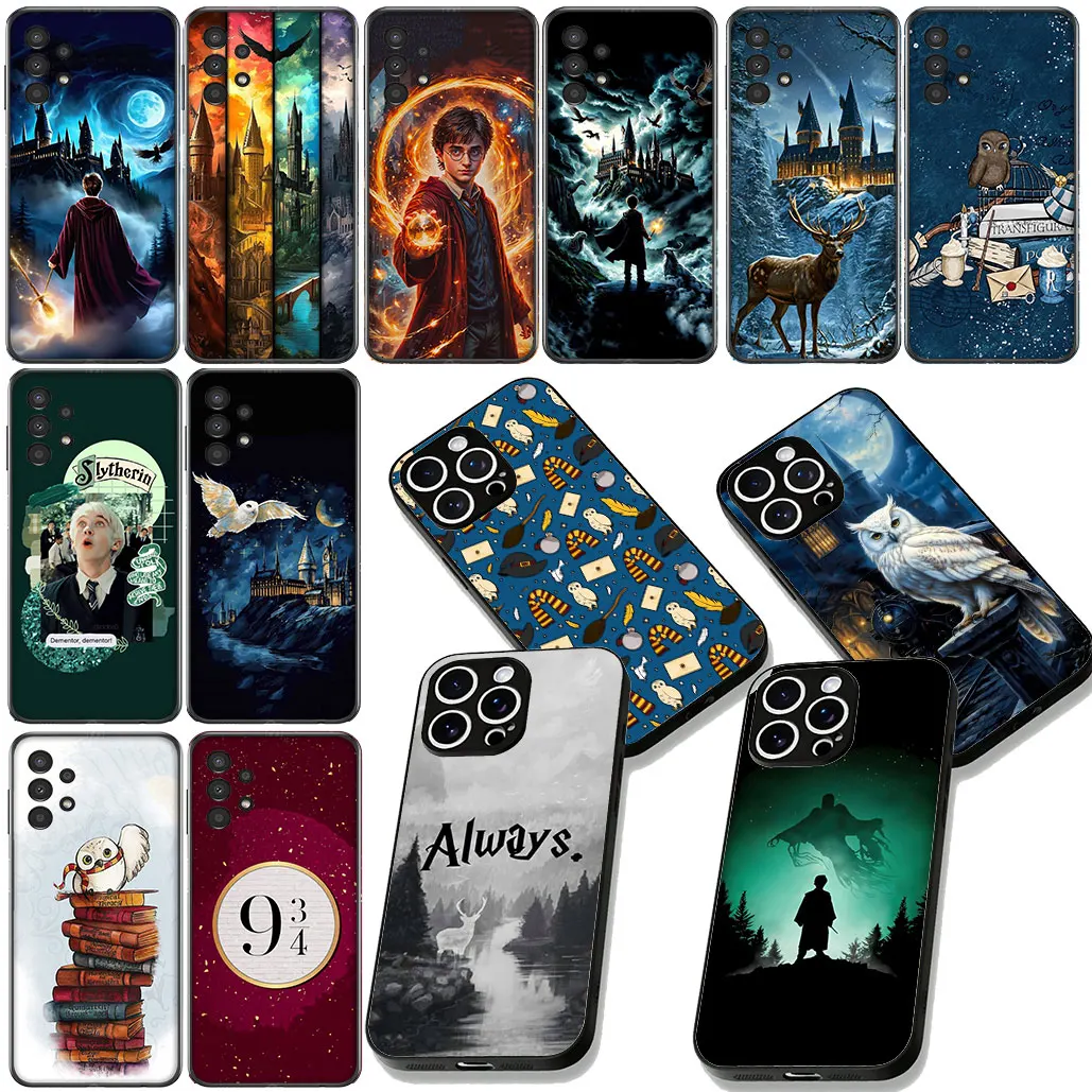 Art Cool Harries Owl Wand Potters Phone Cover Case