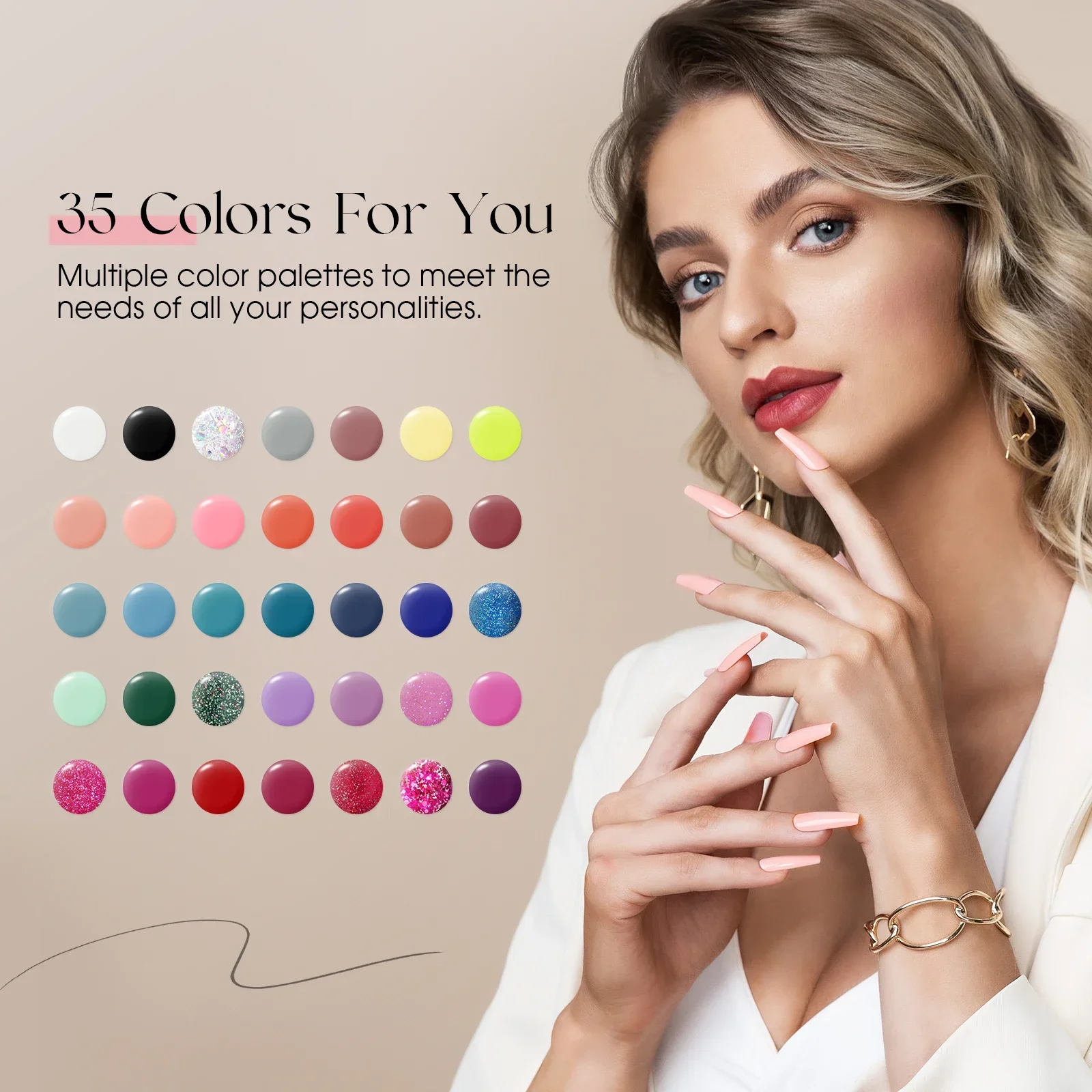 ROSALIND gel nail polish set Semi Permanent Manicure Soak Off Kits gel polish pink For Nail Art esmaltes de gel profesional 4