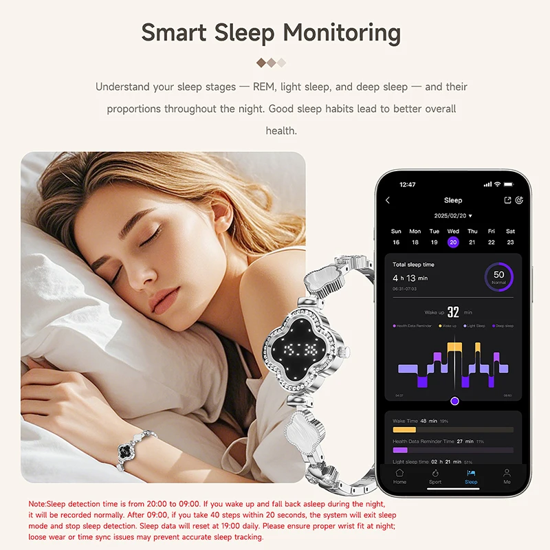 2026 New Smart Bracelet Women Outdoor Swimming Sport Waterproof Wristband Heart Rate Sleep Monitor Pedometer Health Fitness Gift 2