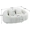 Bean bag sofa, , giant chair, round lazy sofa with wide backrest for living room, reading room, bedroom 2