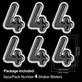 6pcs 4 Shaker