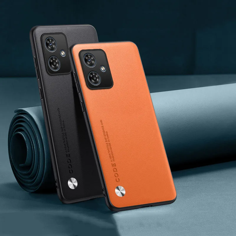 Phone Case PU Leather Phone Case Motorola G56 G86 G05 G54 G34 G24 G14 G15 G35 G45 G55 G75 Plain Skin Back Cover Moto G54 G84 G85