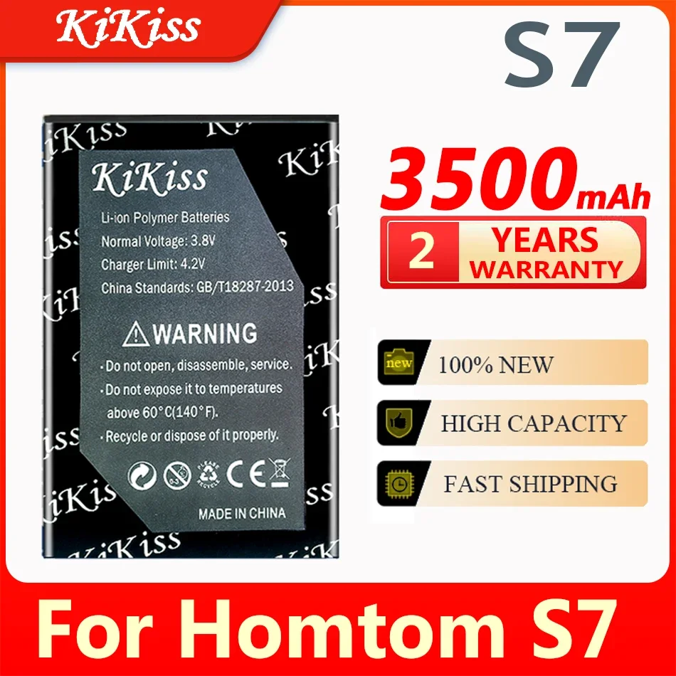 

KiKiss 3500mAh Replacement Battery S 7 For Homtom S7 Smart phone