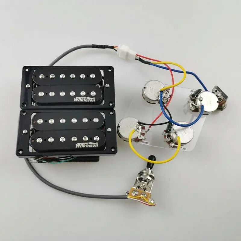 

Звукосниматели для электрогитары wilphilosophy Ainico V Humbucker 4C с жгутом проводов