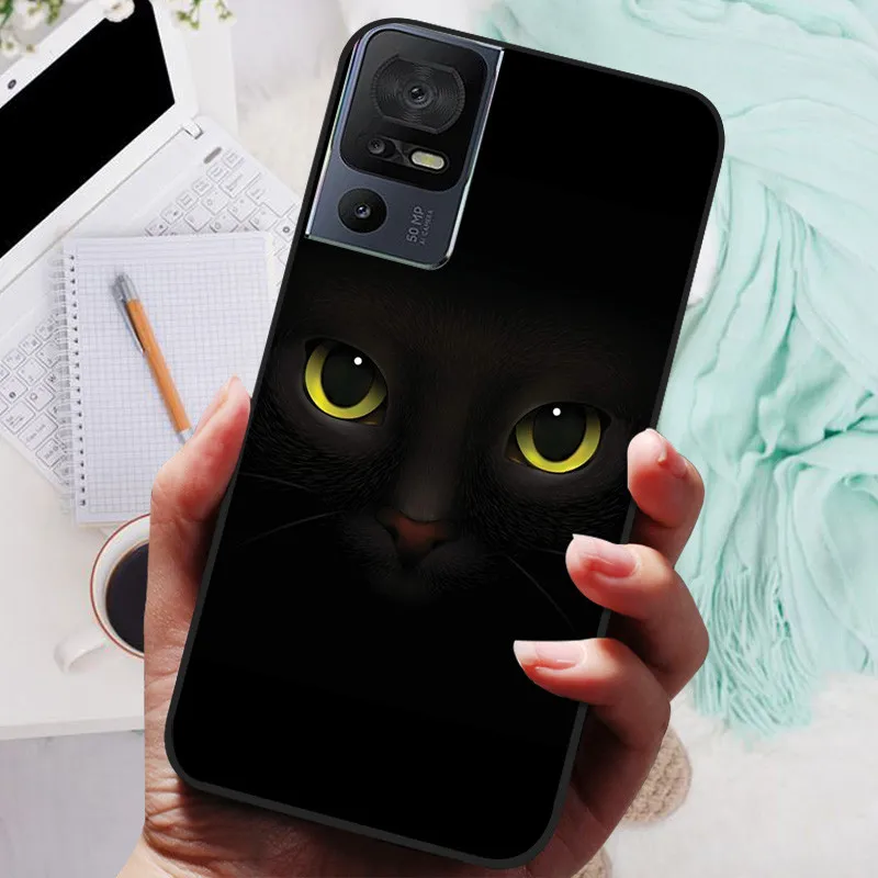 Black Lion and Wolf Silicone Soft Phone Case - Protective Shell