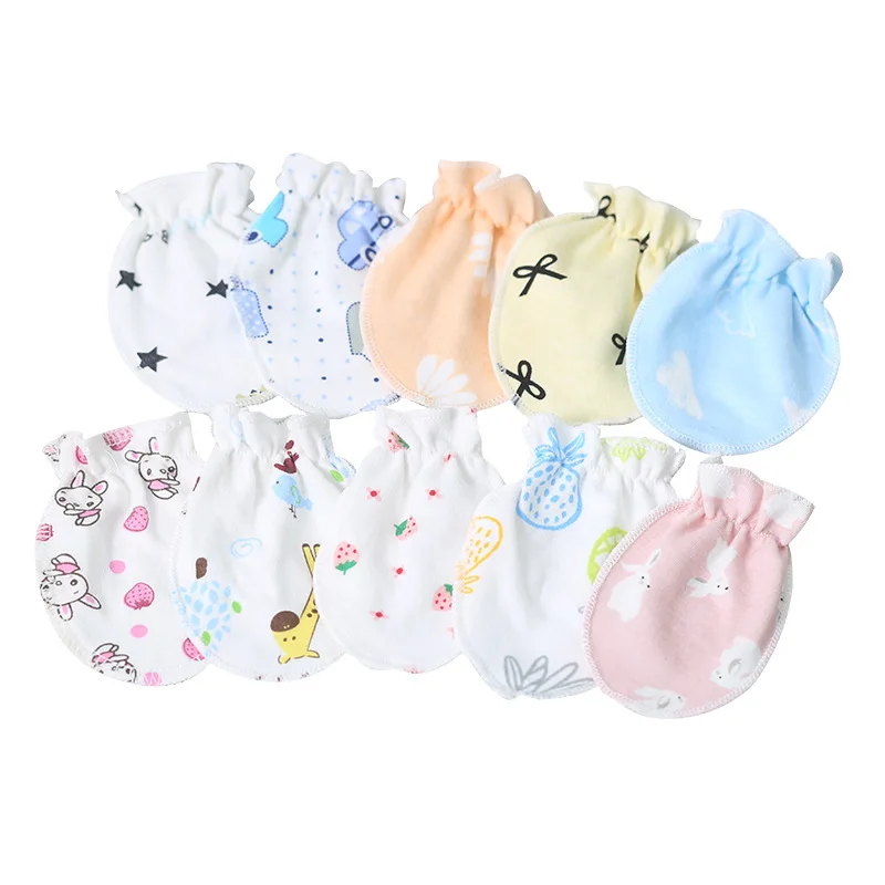 Baby Gloves Cotton Anti Scratching Newborn Protection Face Mittens Infant Accessories baby gloves
