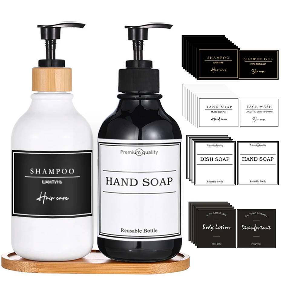 Shampoo Soap Dispenser Bottle Cosmetic Lotion Hand Sanitizer Shampoo Container Body Wash Bottle Matte Empty Refill hand sanitizer dispenser,soap dispenser,shampoo dispenser,soap dispenser bottle,foaming soap dispenser
