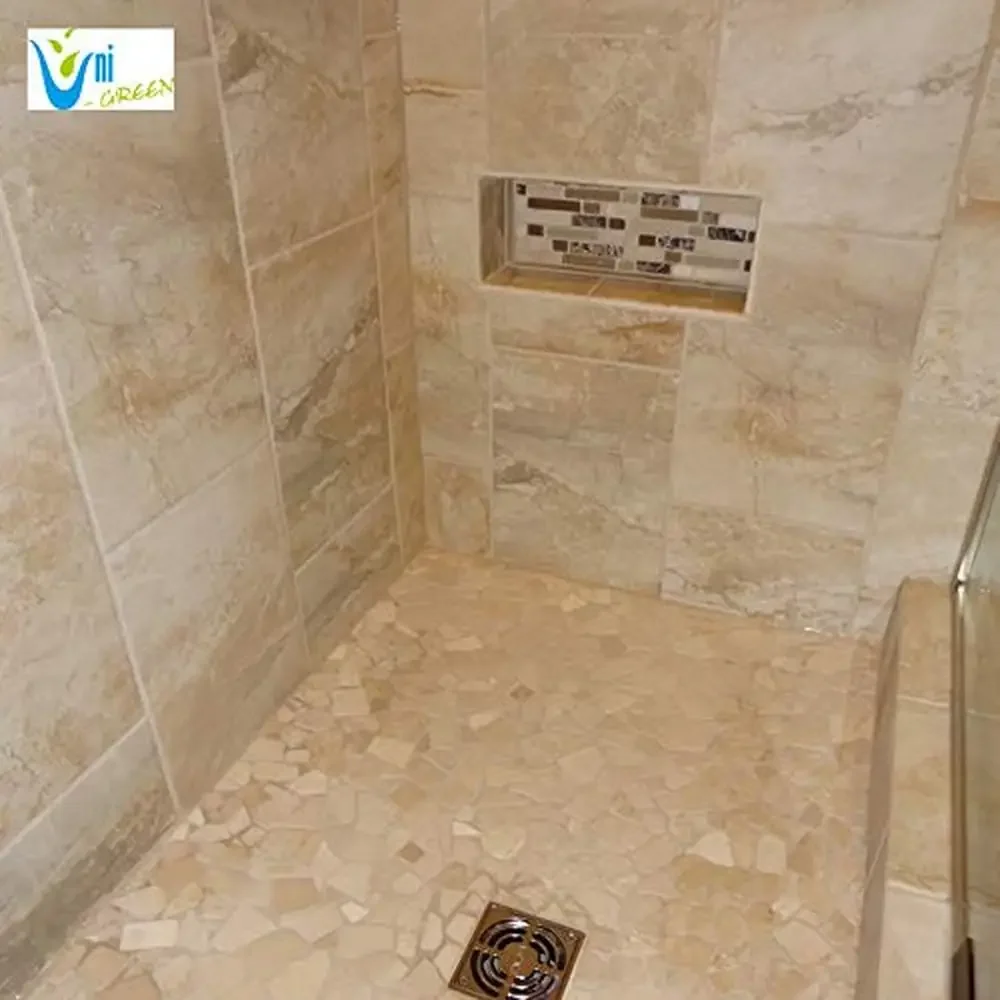 Bathroom Shower Niche Insert with Foot Rest and Soap Holder Waterproof ABS Wall Shelf Easy Installation 2 Shelves Lightweight & 2
