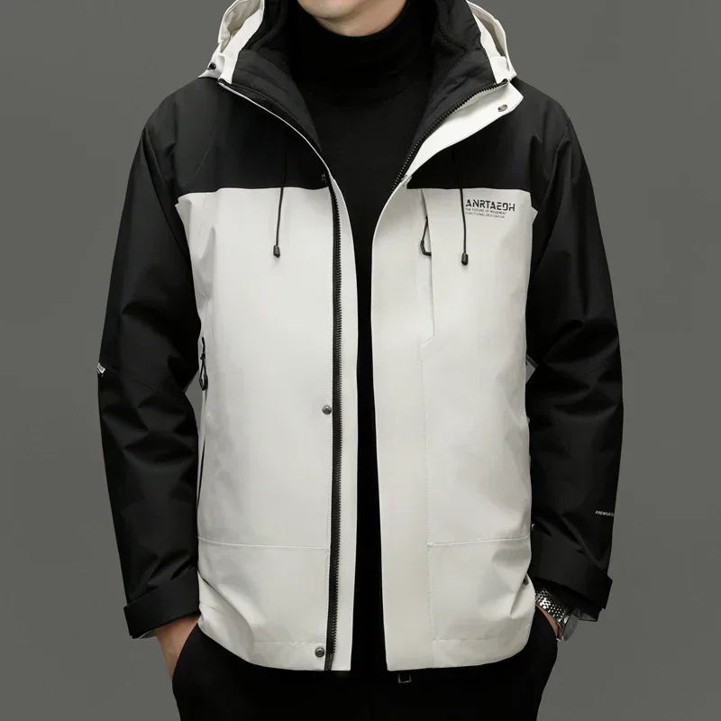 thumbnail image 1 of Ropa de diseñador para hombre, novedad, abrigos, chaquetas cortas de plumón, chaquetas acolchadas ligeras con relleno de plumón de pato, sacos informales para hombre, 1 of 5