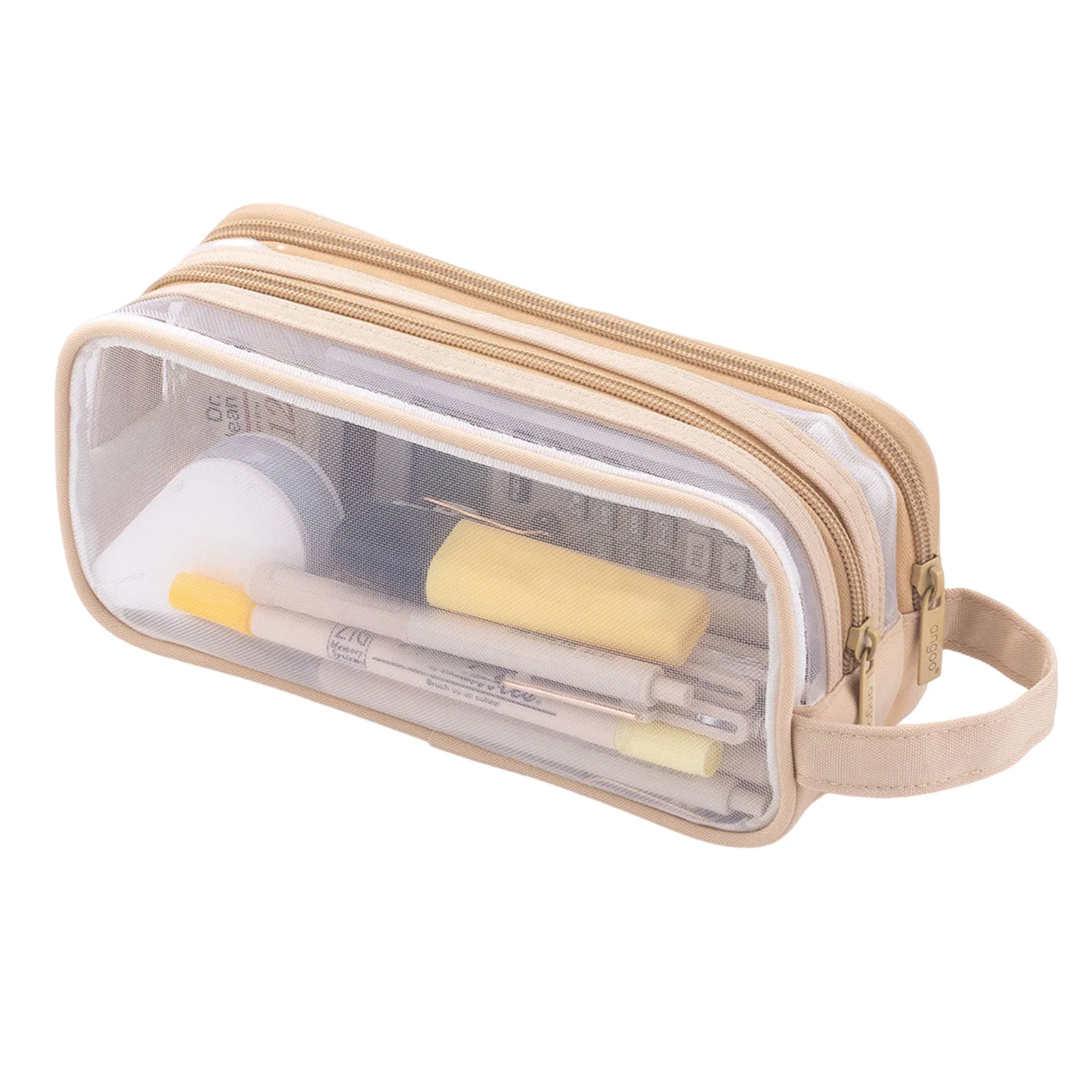 

Прозрачный фотокарандаш с молнией, категория размещения, висячая Фотосумка для офиса, бизнеса, путешествий, взрослые, SEC88